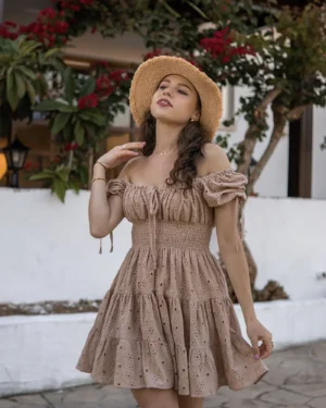 Sukienka AUDREY beige