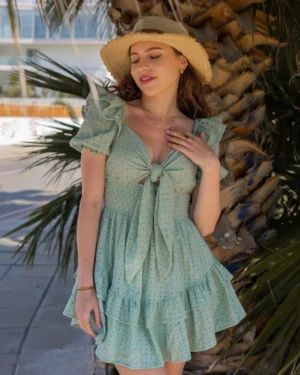 Sukienka CHARLOTTE sage green