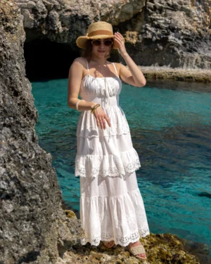 Sukienka VIVIENNE off-white